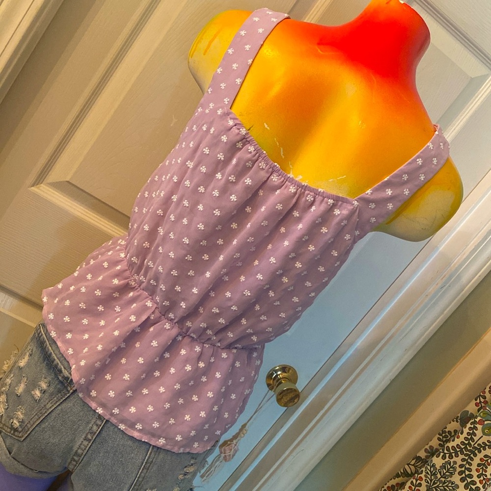 Miami Lavender Floral Tank Top - Picture 7 of 10